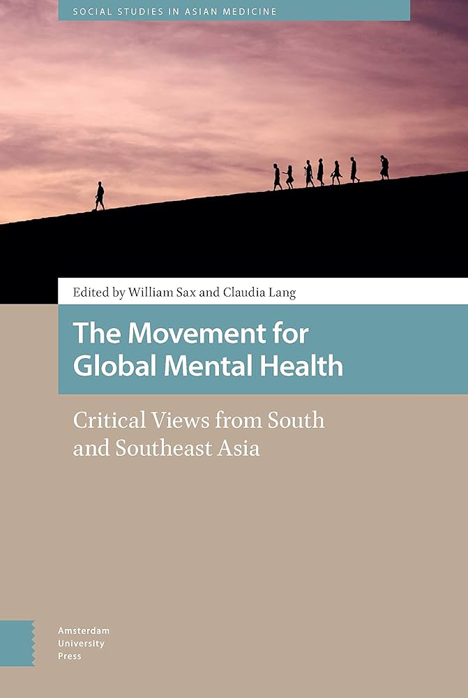 Cover, featuring the silhouette of several people walking downhill against a sunset sky